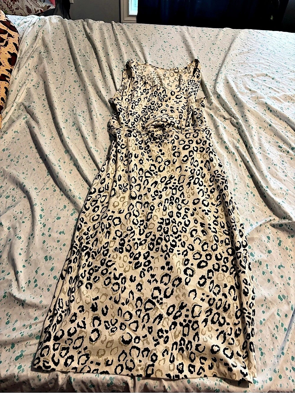 Leopard Print Maxi Dress